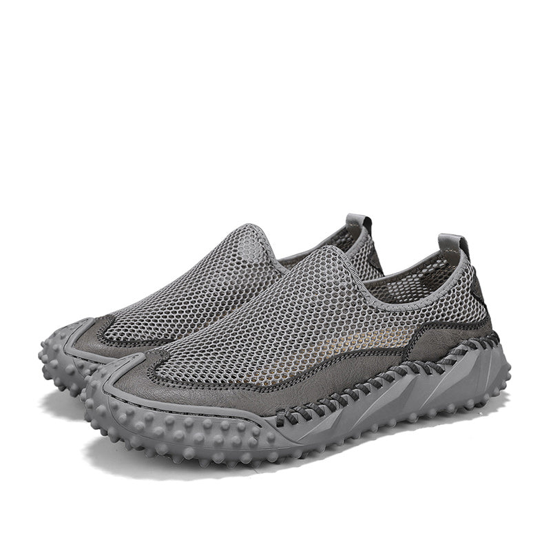 Mens Slip on Canvas Loafers Casual Shoes Sneakers Comfy Walking Slipers Shoes Pain Relief for Men Black Fashion Breathable Loafers