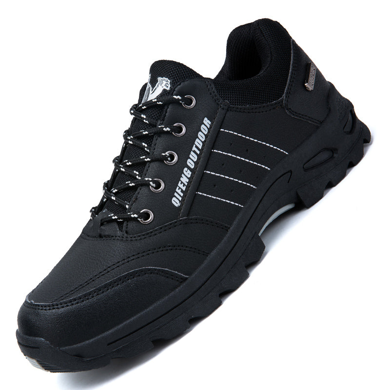 (💥Hot-Selling : 70% OFF Sale!🔥)Men’s Leather Hiking & Outdoor Shoes – Orthopedic Comfort, Non-Slip, Lightweight, Breathable, Durable 3 Years