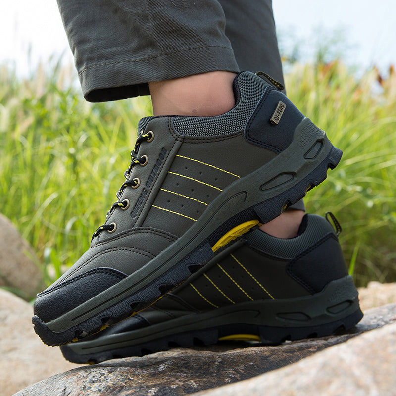 (💥Hot-Selling : 70% OFF Sale!🔥)Men’s Leather Hiking & Outdoor Shoes – Orthopedic Comfort, Non-Slip, Lightweight, Breathable, Durable 3 Years