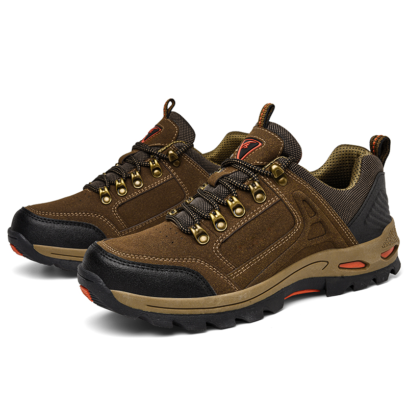 Men’s Non-Slip Hiking & Work Shoes, Wide Fit, Arch Support, Cushioned