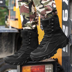 Men's Military Desert Combat Boots Waterproof Non-Slip Hiking Boots Work Boots