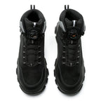 Men's Steel Toe Hand Stitched Cow Leather Boots Motorcycle Boots Work Boots Hiking Boots