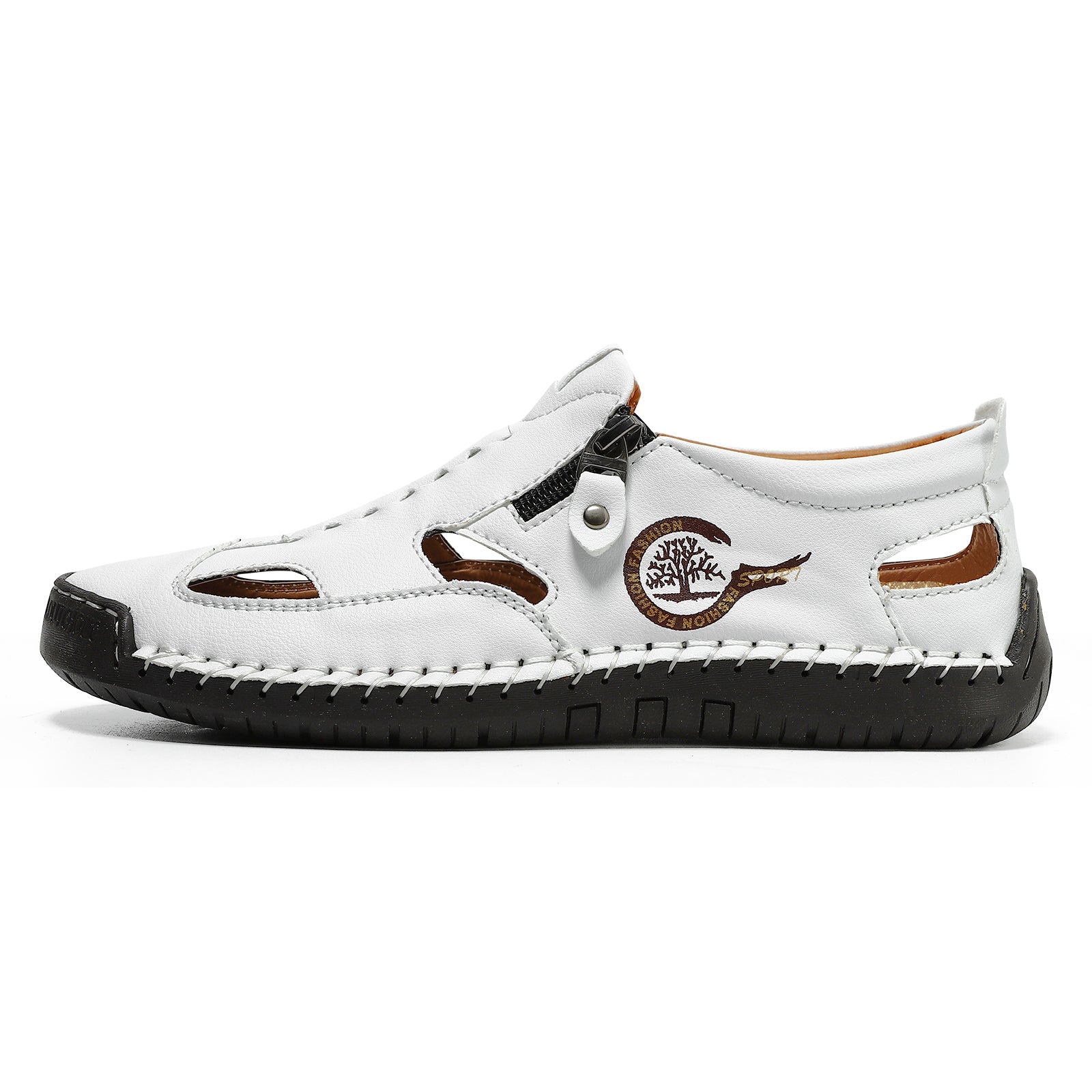 (⏳NOW ON: 70% OFF Sale! 🔥)Mens Casual Shoes Summer Breathable Sneakers Loafers Walking Shoes Hand Made Lace-Up Leather Dress Flats Shoes for Driving Business Working Office