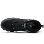 Men's Steel Toe Hand Stitched Cow Leather Boots Motorcycle Boots Work Boots Hiking Boots